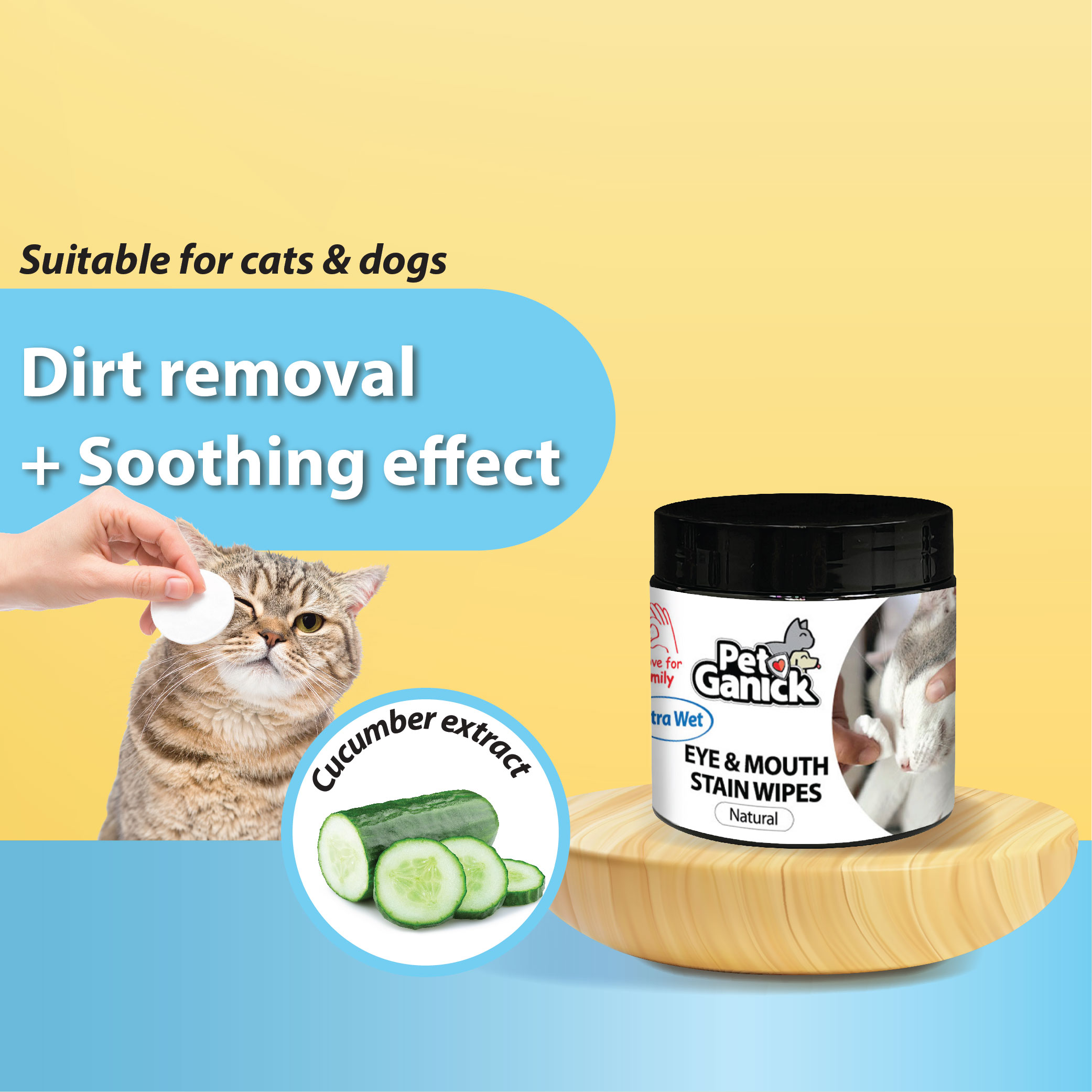 Eye & Mouth Stain Wipes