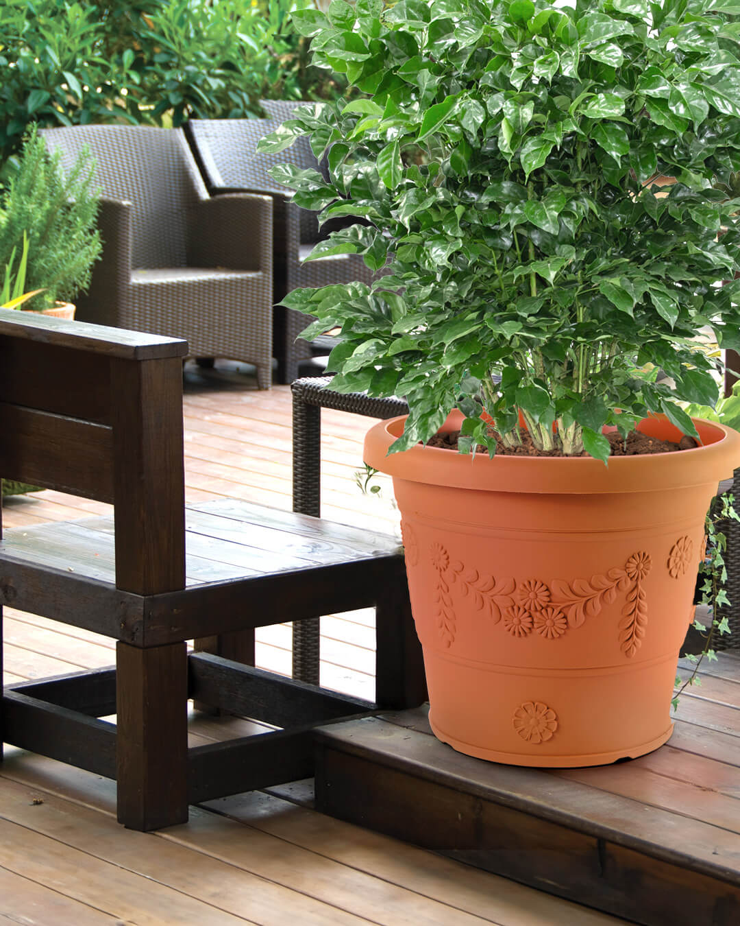 Baba large size decoration flower pot in garden