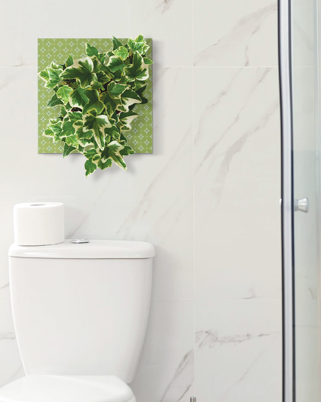 BABA GREEN COLOUR FRAME POT FLOWER POT IN BATHROOM DECORATION-1