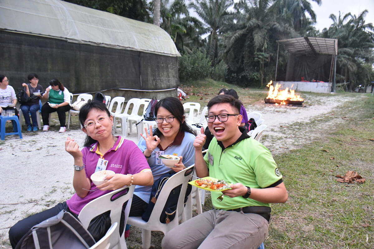 Organic dinner in Baba farm