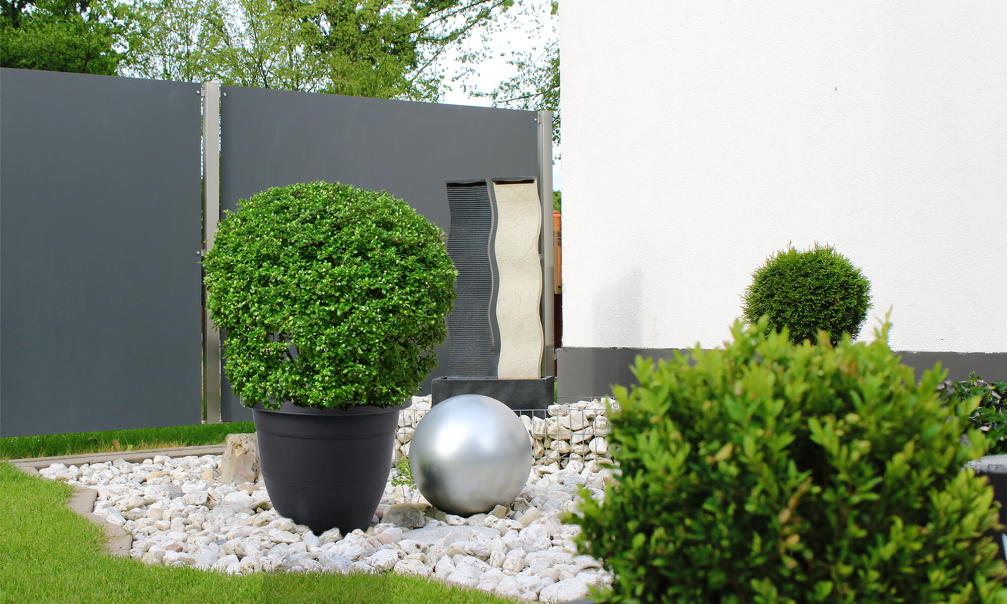 Baba biodegradable large decoration flower pot in garden for landscaping