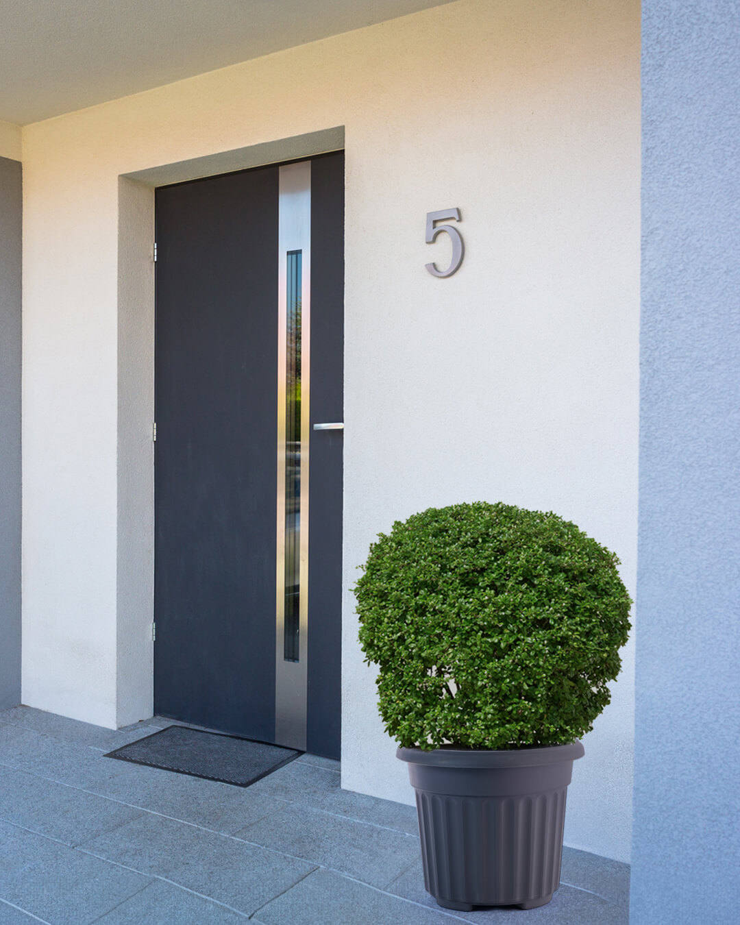 Baba biodegradable medium decoration flower pot for outdoor