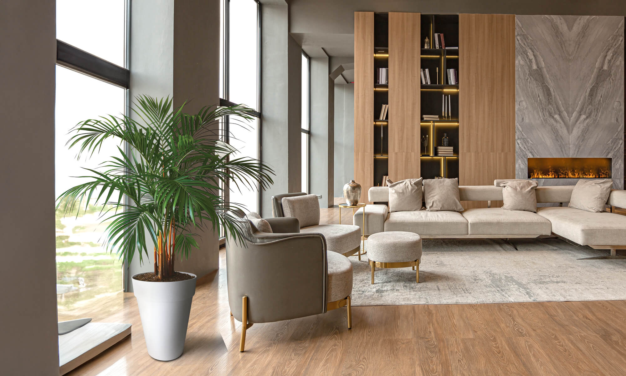 Baba self-watering decoration flower pot for indoor