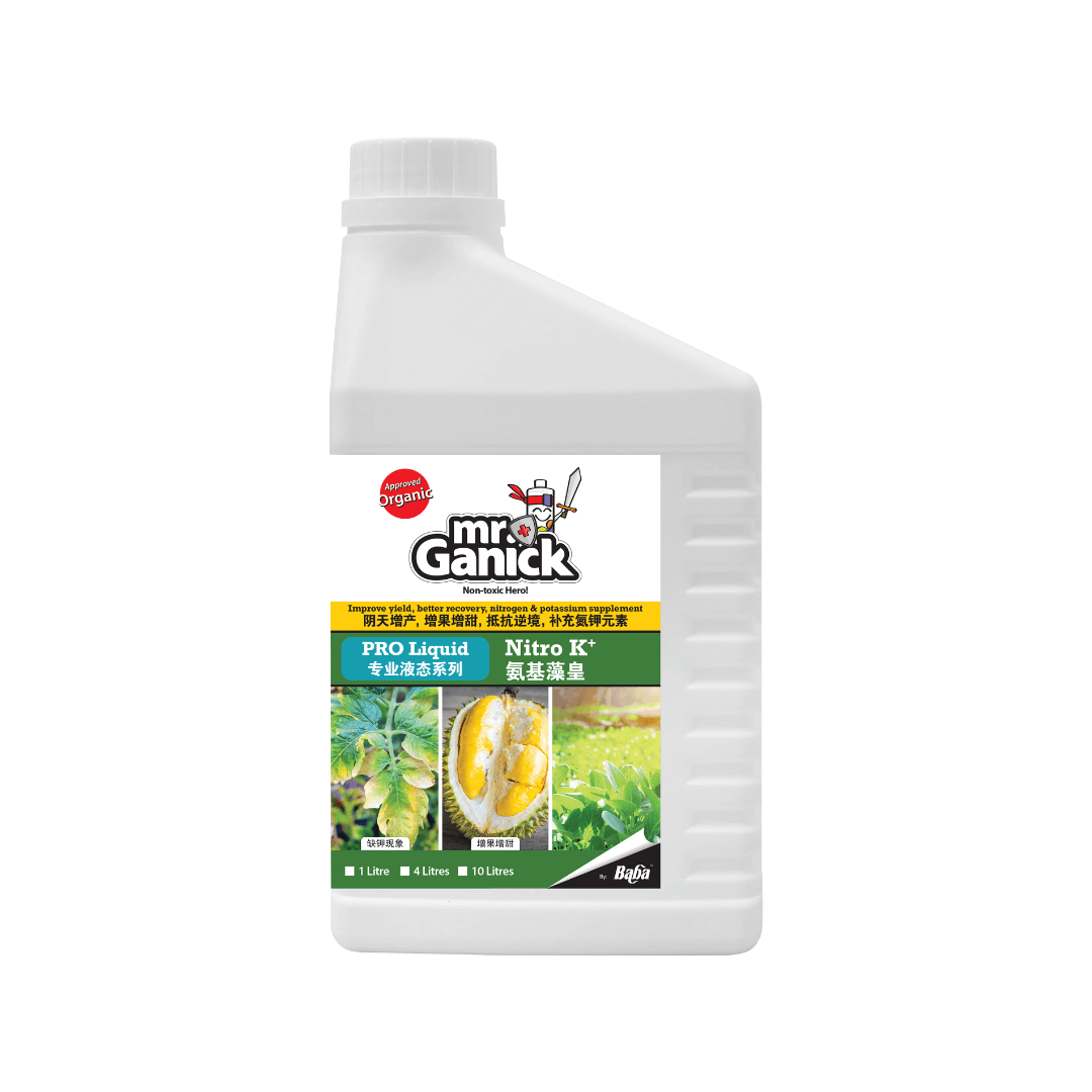 Mr Ganick Nitro K+ liquid fertilizer product photo