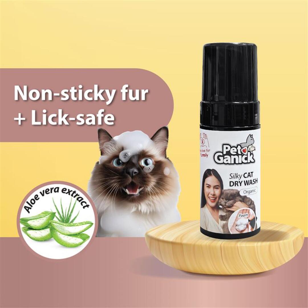 Silky Cat Dry Wash