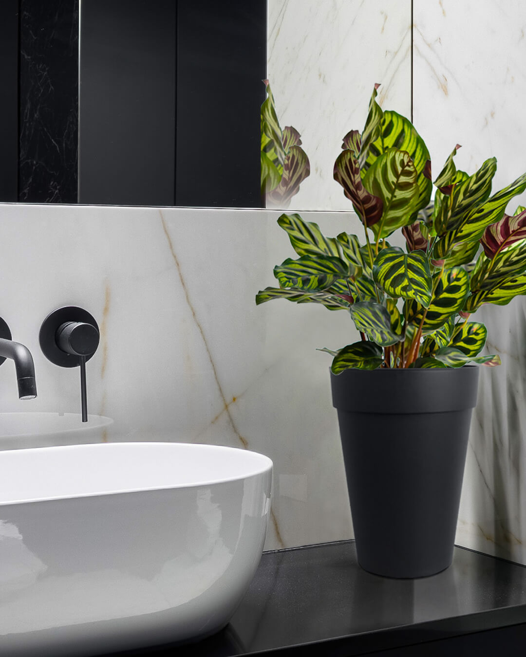 BABA TABLE TOP FLOWER POT IN WASHROOM DECORATION-1